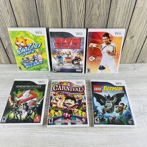 Nintendo Wii Games Lot Of 6 Wii Games  Tested Working Condition